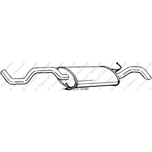 Endschalldämpfer BOSAL 281-373