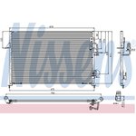 Kondensator, Klimaanlage NISSENS 94808