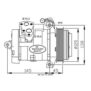 Klimakompressor NRF 32698