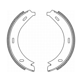 Bremsbackensatz, Feststellbremse ABE CRM005ABE