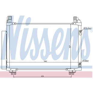 Kondensator, Klimaanlage NISSENS NIS 940131