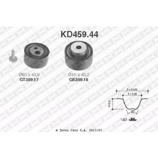 Zahnriemensatz SNR KD459.44