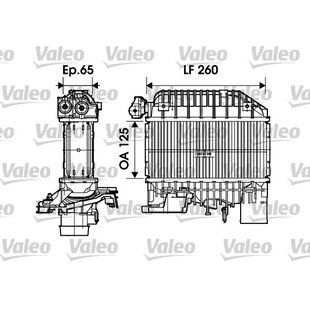 Ladeluftkühler VALEO 817698