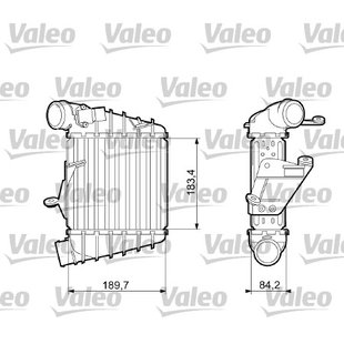 Ladeluftkühler VALEO 817556