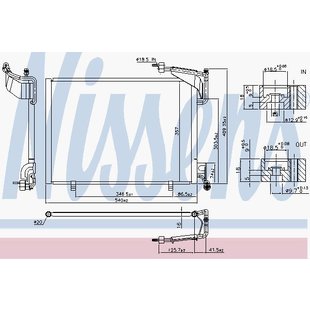 A/C condensor NISSENS NIS 940528