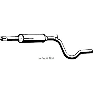 Mittelschalldämpfer ASMET 03.075