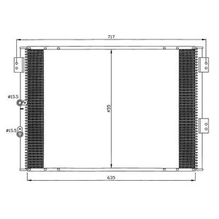Condensor, airconditioning NRF 35461