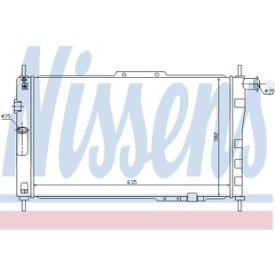 Kühler, Motorkühlung NISSENS 61656