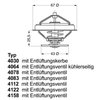 Thermostat, Kühlmittel WAHLER 4078.65D