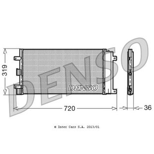 Kondensator, Klimaanlage DENSO DCN09042