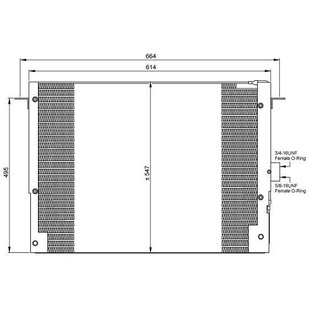 Kondensator, Klimaanlage EASY FIT NRF 35657