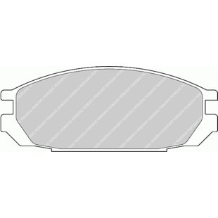 Bremsbelagsatz FERODO FDB937, Hinten