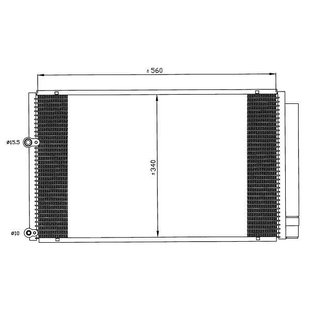 Condensor, airconditioning NRF 35601