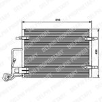 Condensator, airconditioning DELPHI TSP0225453