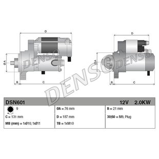 Starter DENSO DSN601