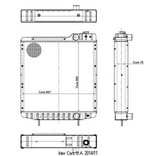 Kühler, Motorkühlung NRF 52130