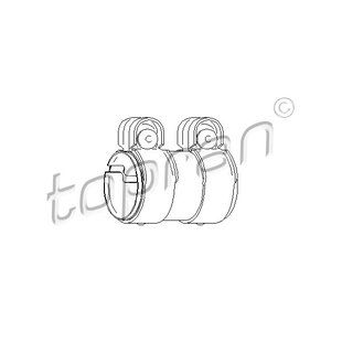 Rohrverbinder, Abgasanlage HANS PRIES 113 336