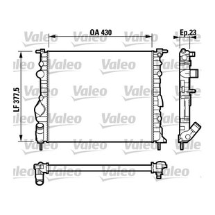 Kühler, Motorkühlung VALEO 732389