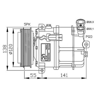 Klimakompressor NRF 32313