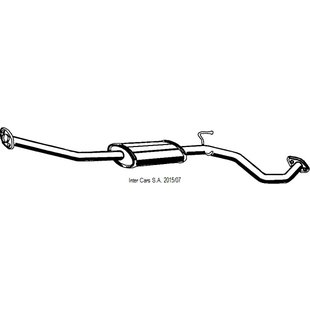 Mittelschalldämpfer ASMET 14.045