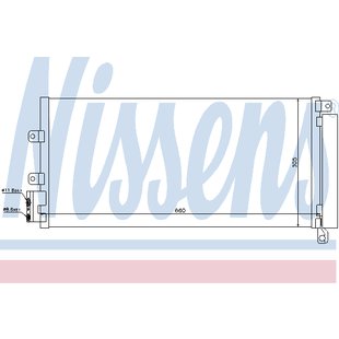 Kondensator, Klimaanlage NISSENS 940023