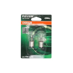 Glühlampe Sekundär OSRAM P21/5W Ultra Life 12V/5/21W, 2 Stück