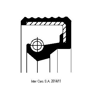 Wellendichtring, Differential CORTECO 01031907B