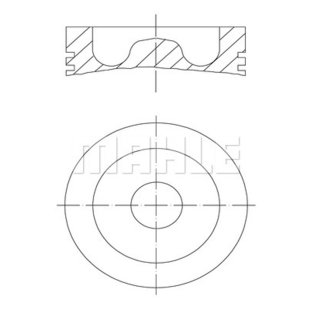 Kolben Kolben MAHLE 061 69 00
