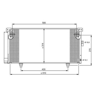 Kondensator, Klimaanlage NRF 35868