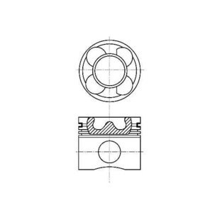Kolben NÜRAL 87-126000-10