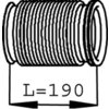 Wellrohr, Abgasanlage DINEX 68239