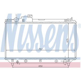 Kühler, Motorkühlung NISSENS 64764