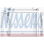 Condensator, airconditioning NISSENS 940386