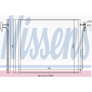 Kondensator, Klimaanlage NISSENS NIS 940343