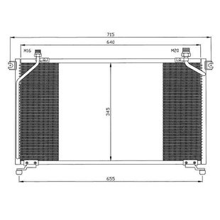 Kondensator, Klimaanlage EASY FIT NRF 35373