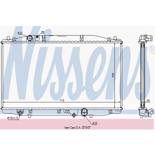 Radiator, Motorkoeling ** EERSTE FIT ** NISSENS 68131