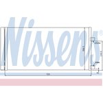 Condensator, airconditioning NISSENS 940034