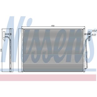 Kondensator, Klimaanlage NISSENS 940045