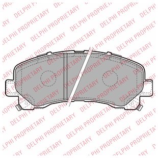 Bremsbelagsatz DELPHI LP2229, Vorne