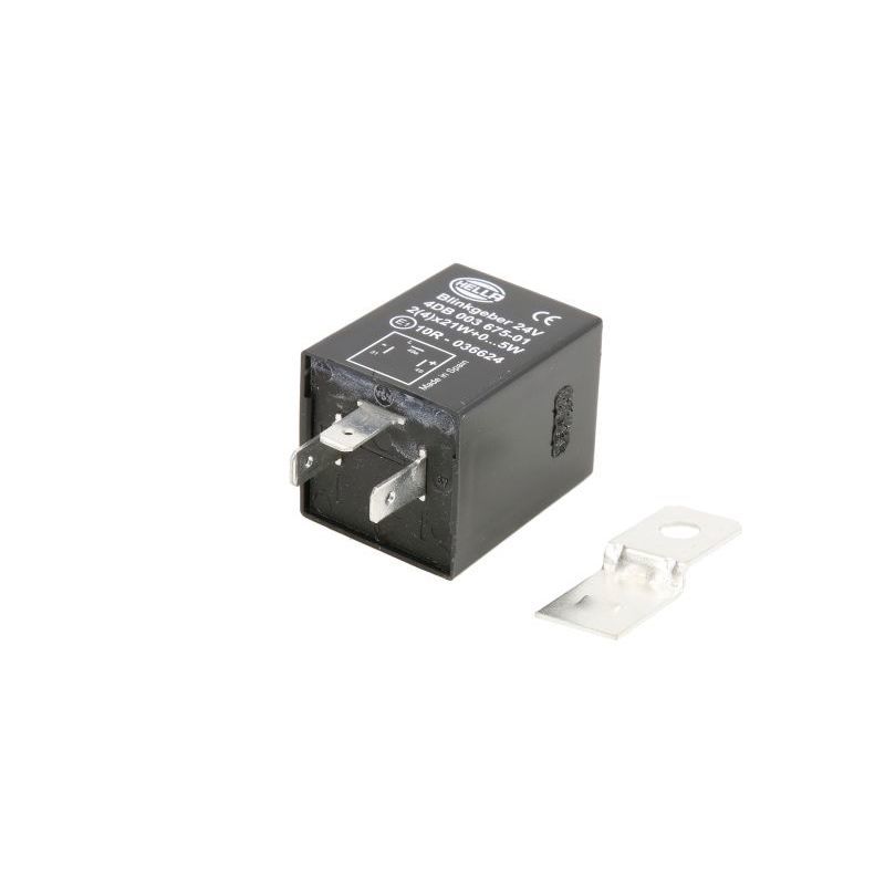 Centrale Clignotante HELLA 4DB 003 675-011 - 24V, 3 Pôles, Électronique - Pour Véhicules Utilitaires