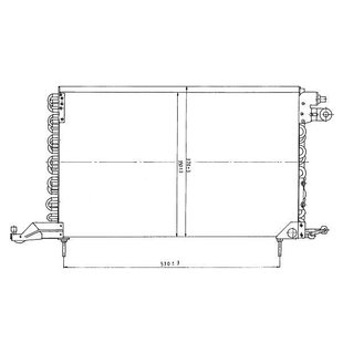 Kondensator, Klimaanlage NRF 35027