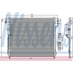 Kondensator, Klimaanlage NISSENS 94879