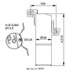 Trockner, Klimaanlage NRF 33303