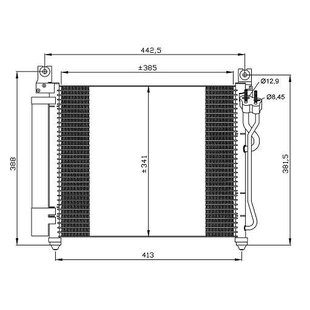 Kondensator, Klimaanlage NRF 35888