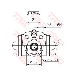 Radbremszylinder TRW BWD113