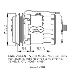 Klimakompressor NRF 32138