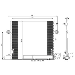 Kondensator, Klimaanlage EASY FIT NRF 35927