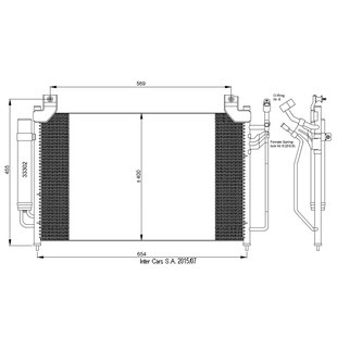 Kondensator, Klimaanlage EASY FIT NRF 35881