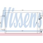 Condensator, airconditioning NISSENS 94695