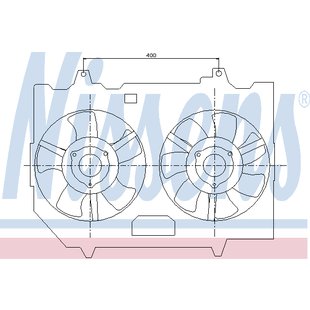 Lüfter, Motorkühlung NISSENS 85279